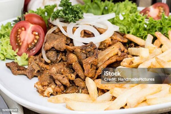 BBQ Donner Meat & Fries