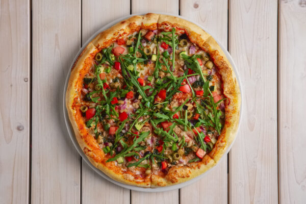 Hot & Spicy Vegetarian Pizza